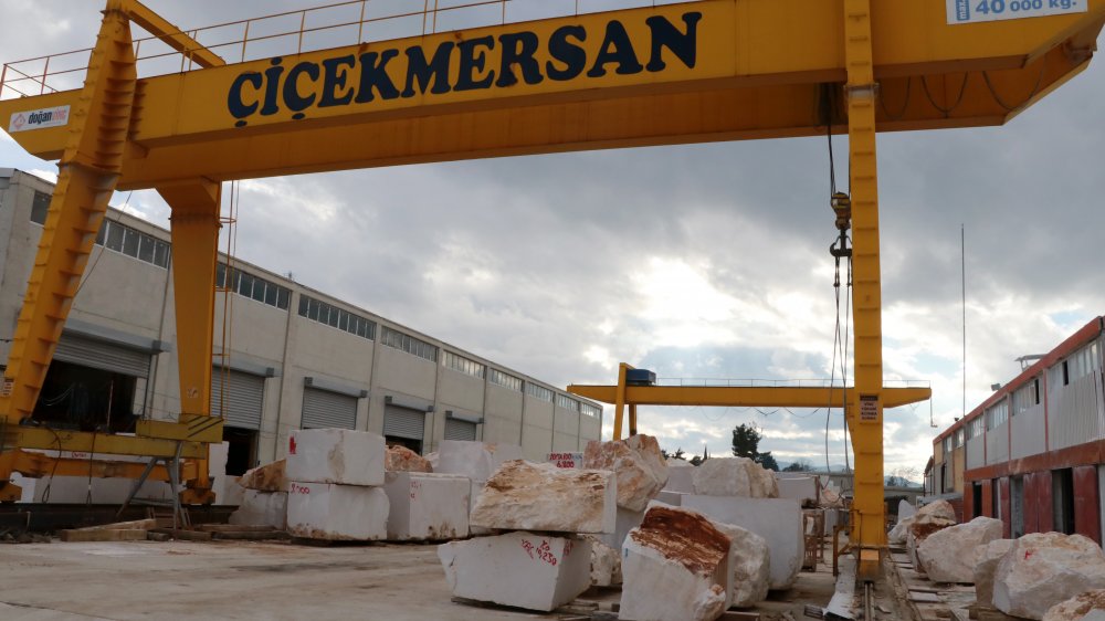 Burdur'dan blok mermer ihracatı düştü, işlenmiş mermer ihracatı arttı
