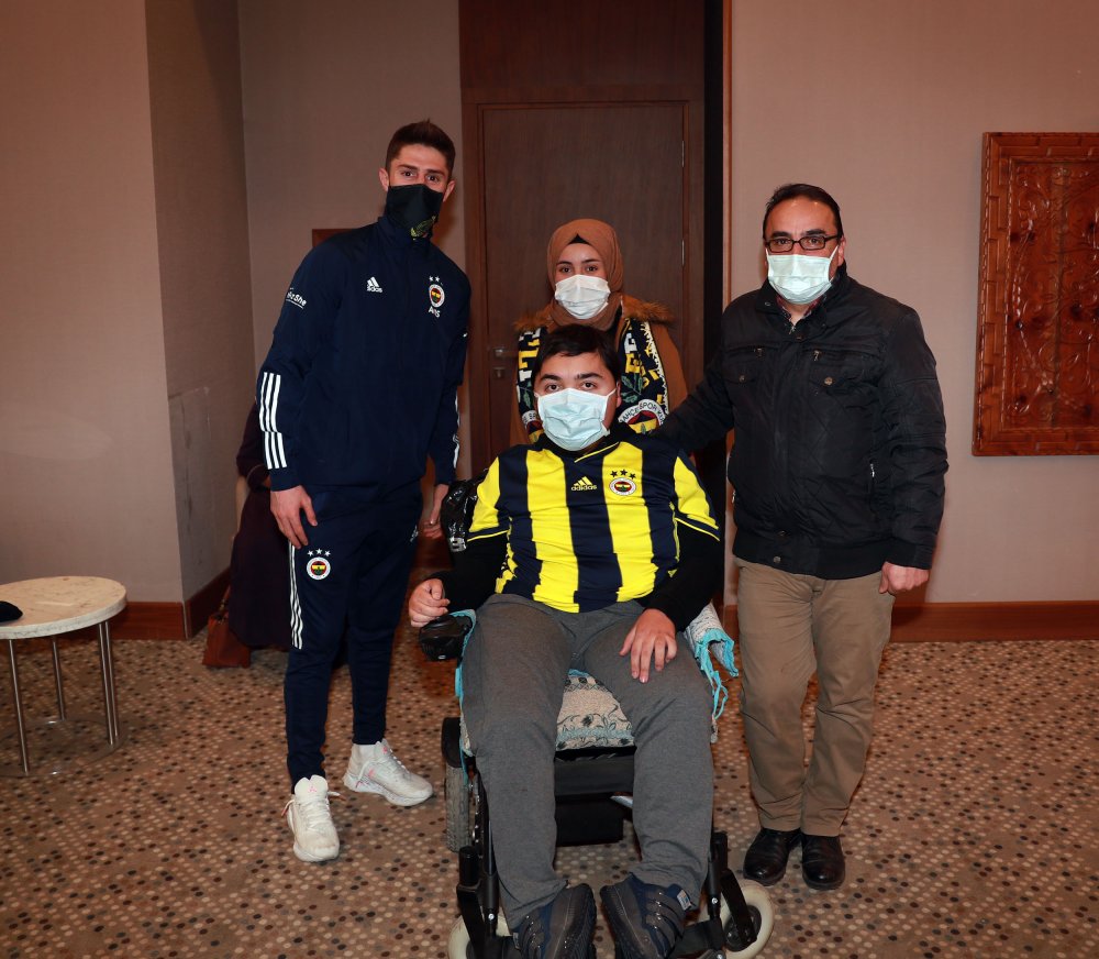 Fenerbahçeli genç taraftarın hayali gerçekleşti
