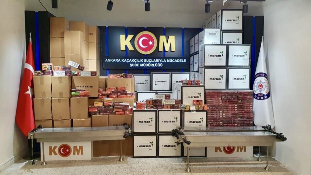 Ankara'da kaçakçılık operasyonu: 9 gözaltı 
