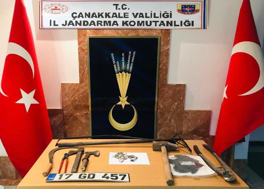 Çanakkale'de kablo hırsızlığına 2 gözaltı