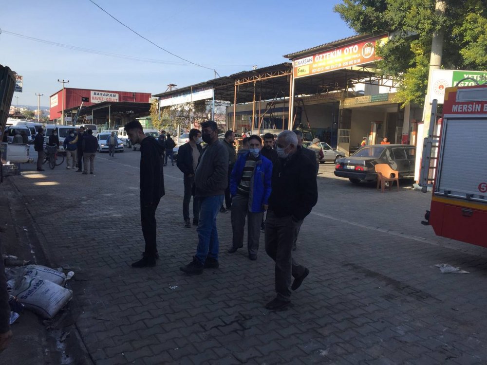 Erdemli Sanayi Sitesi'nde patlama: 4 yaralı
