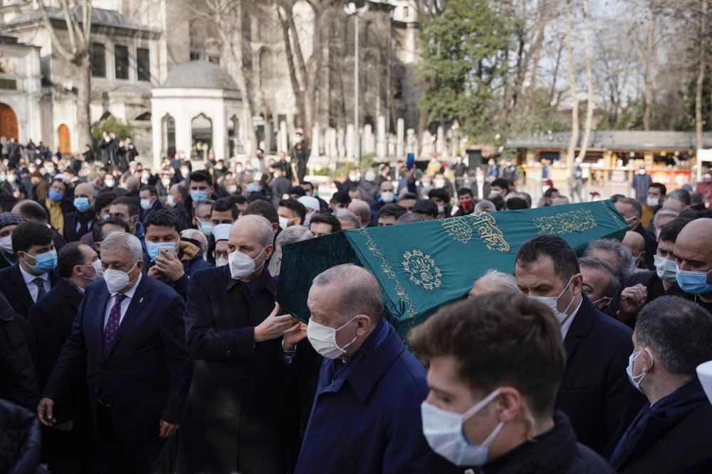 Erdoğan, Yavuz Bahadıroğlu'nun cenaze törenine katıldı