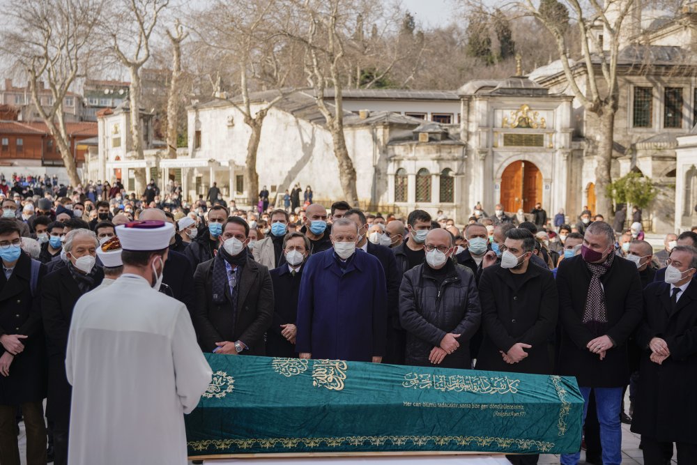 Erdoğan, Yavuz Bahadıroğlu'nun cenaze törenine katıldı