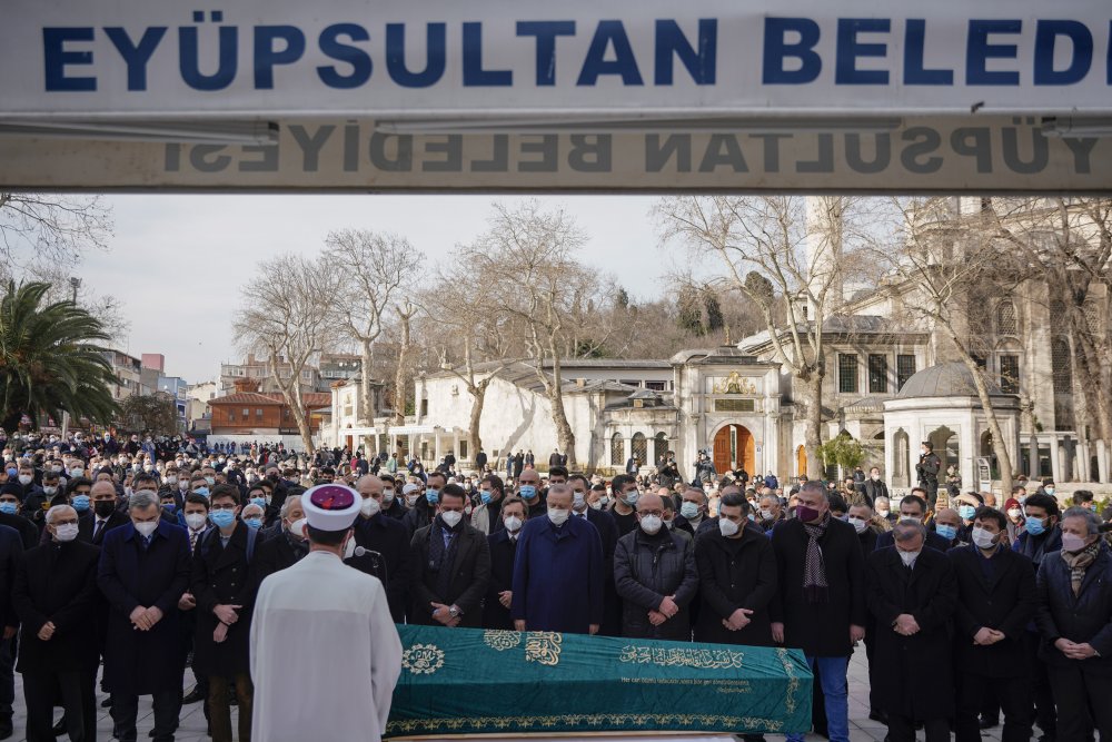 Erdoğan, Yavuz Bahadıroğlu'nun cenaze törenine katıldı