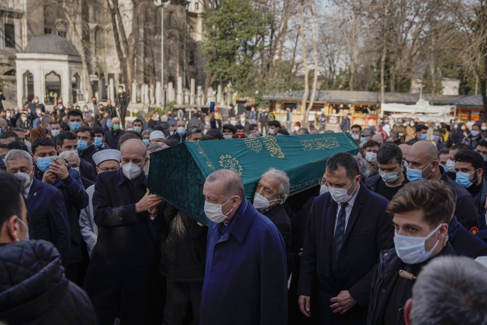 Erdoğan, Yavuz Bahadıroğlu'nun cenaze törenine katıldı
