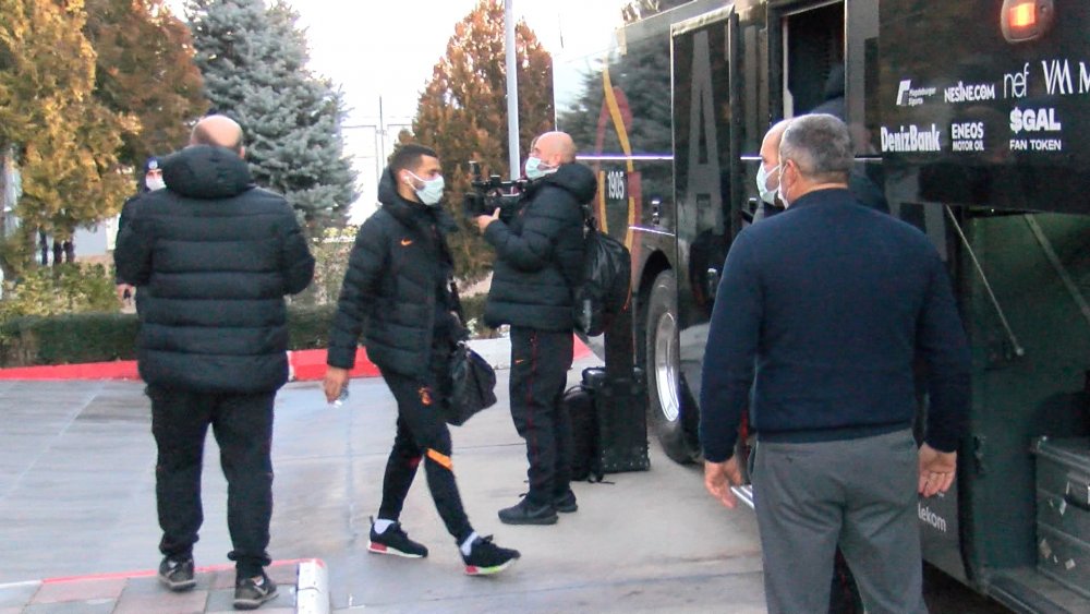 Galatasaray kafilesi Malatya'da