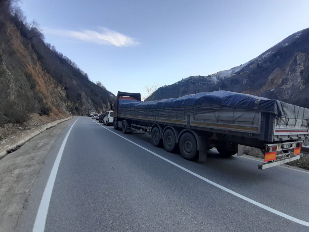 Giresun'daki heyelan