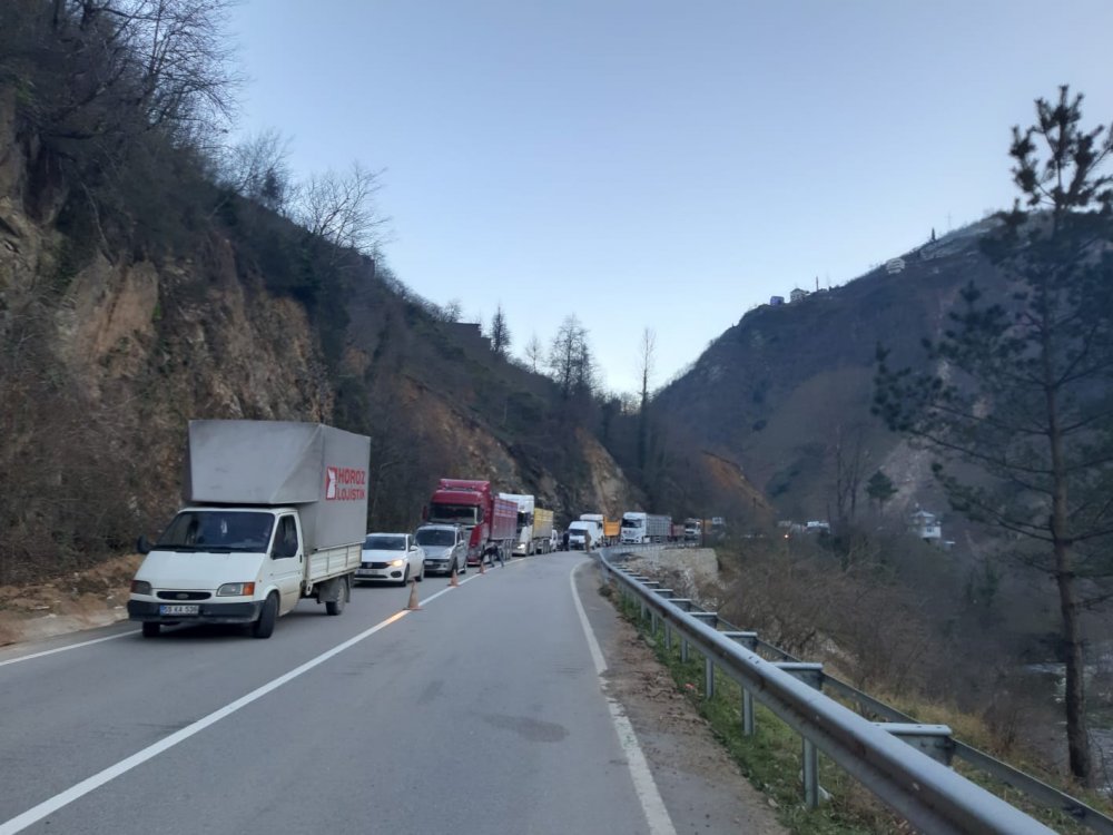 Giresun'daki heyelan