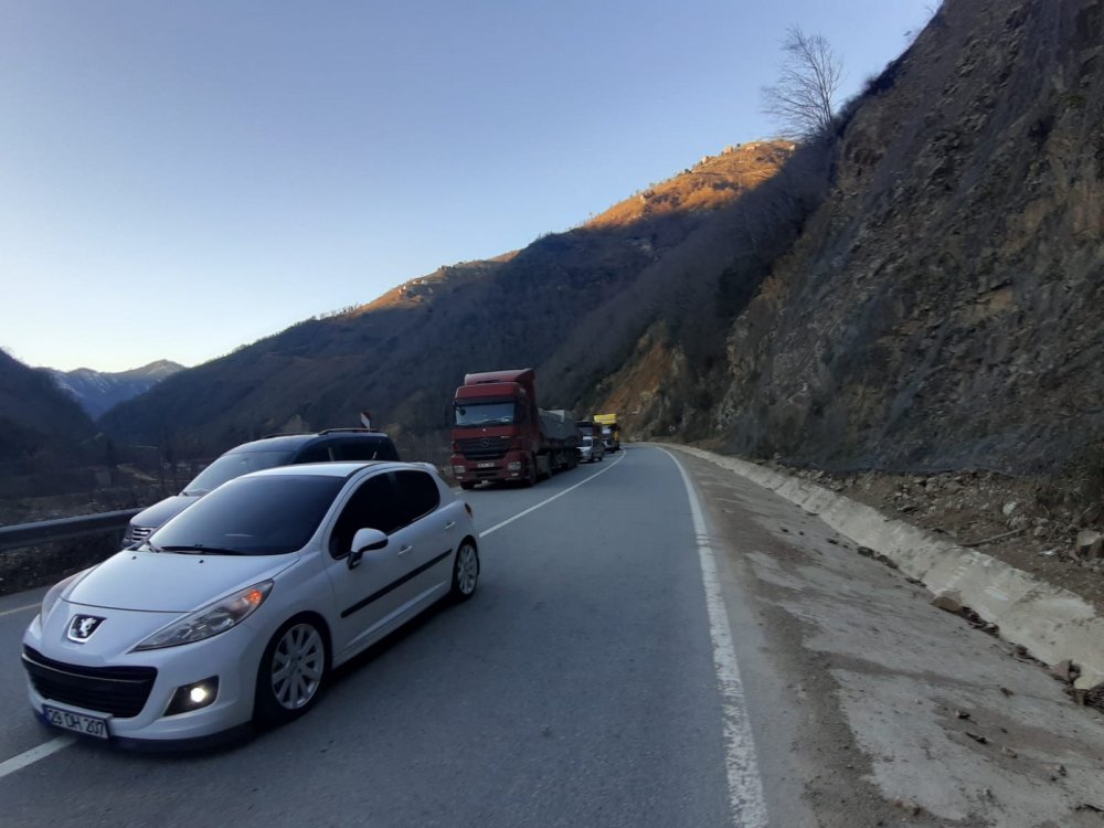 Giresun'daki heyelan
