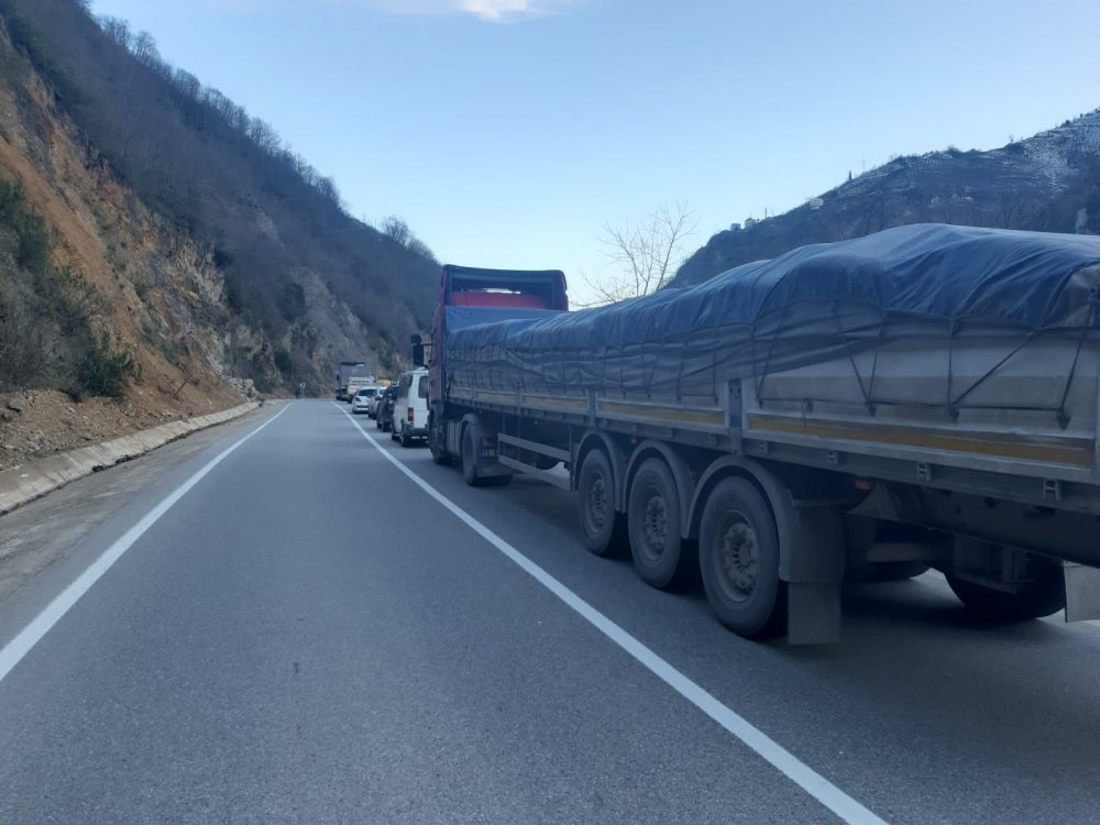 Giresun'daki heyelan