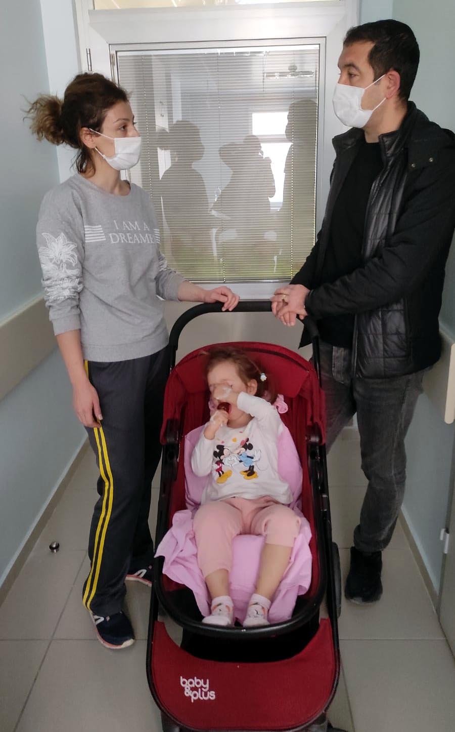 Pitbull saldırısında yaralanan Bahar, taburcu edildi