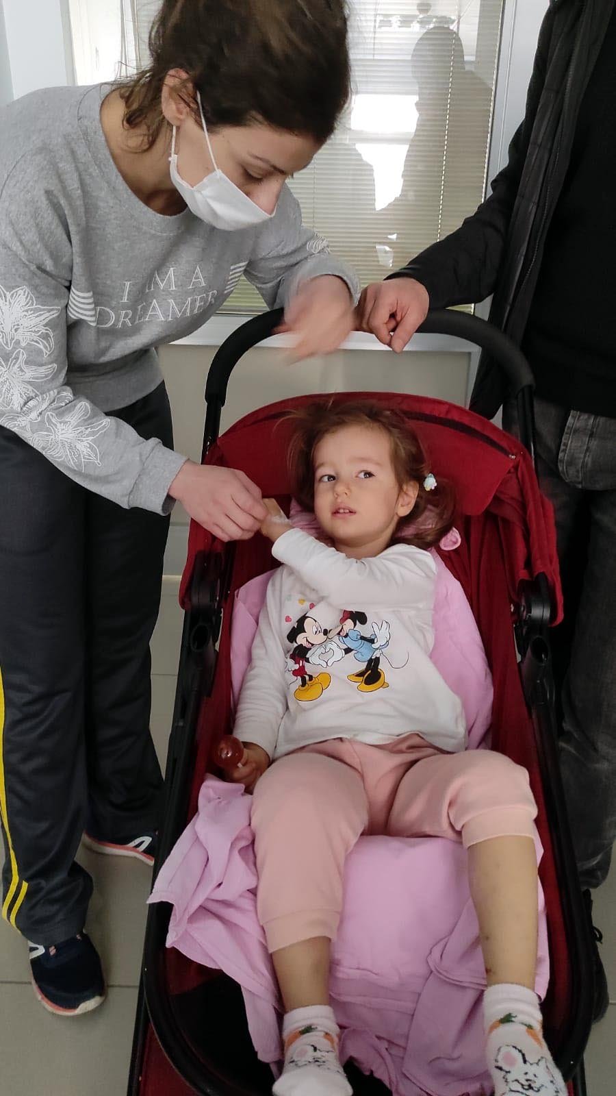 Pitbull saldırısında yaralanan Bahar, taburcu edildi