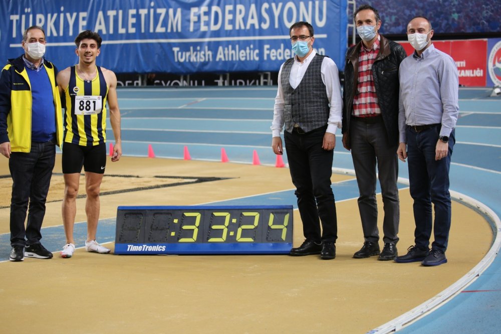 Atletizm Salon Olimpik Deneme Yarışları’nda 10 rekor