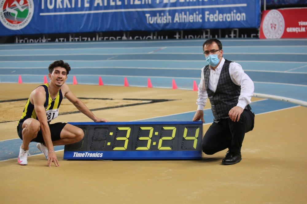 Atletizm Salon Olimpik Deneme Yarışları’nda 10 rekor