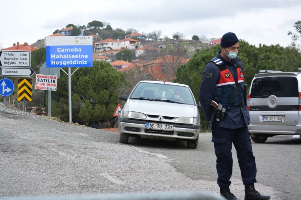 Balıkesir'de bir kırsal mahalle karantinaya alındı
