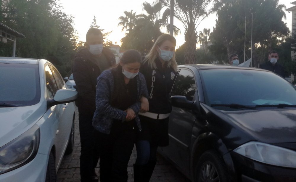 Eşi Ali'yi öldürdüğünü itiraf eden Alime Toprak, adliyeye sevk edildi