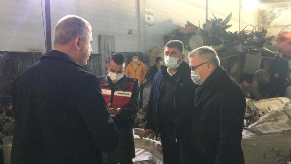 Geri dönüşüm fabrikasında patlama