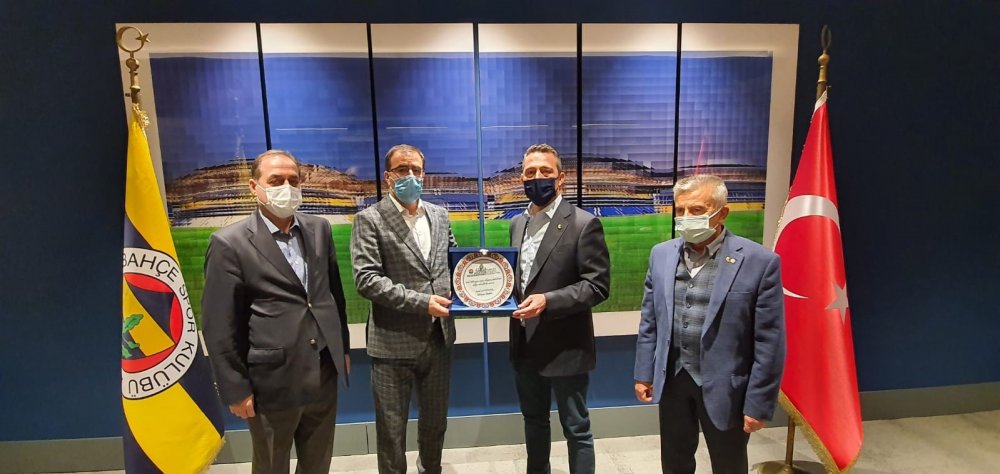 Atletizm Federasyonu Başkanı Fatih Çintimar'dan Ali Koç'a ziyaret