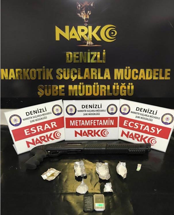 Denizli'deki uyuşturucu operasyonuna 14 tutuklama
