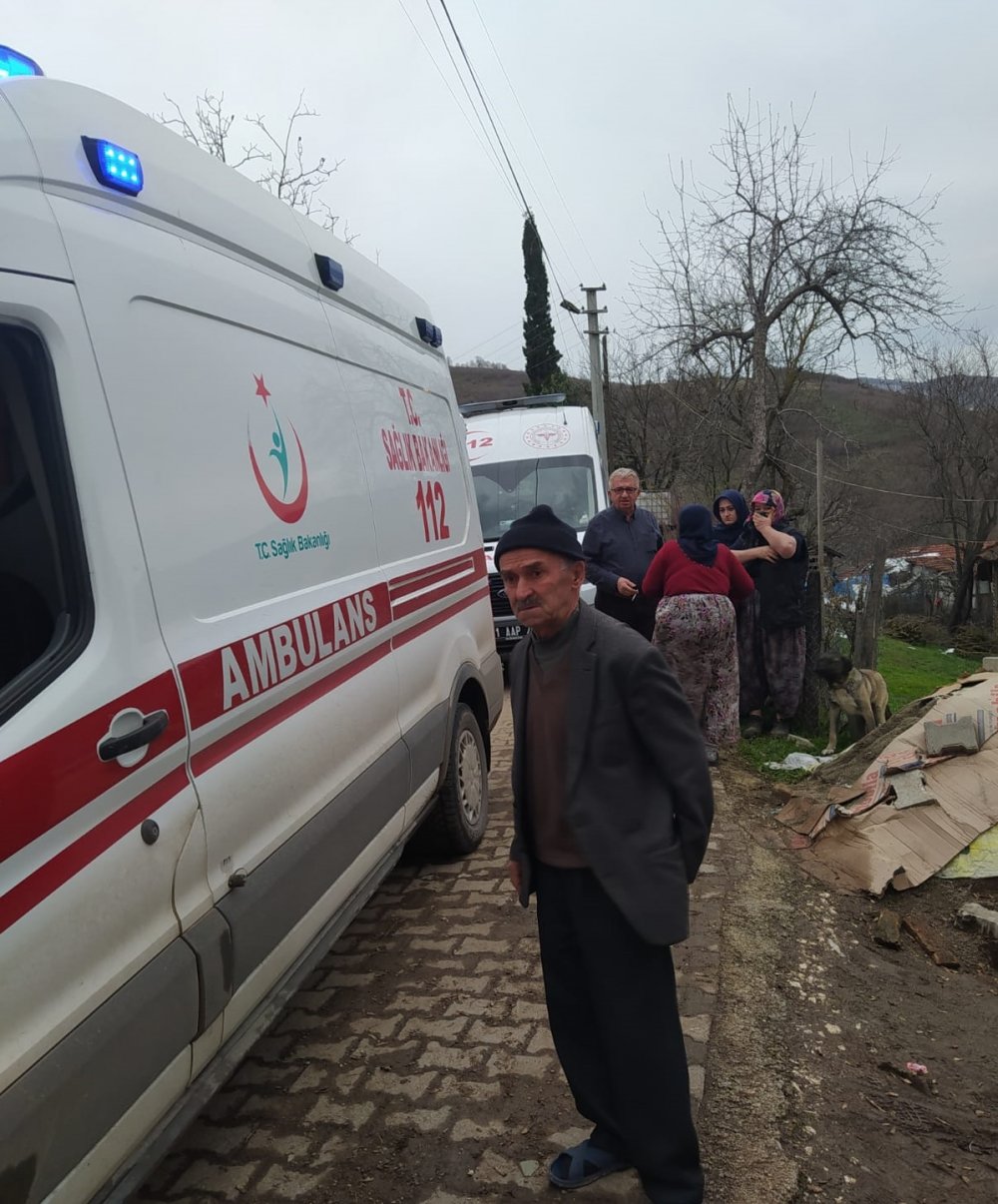Düzce'de sobadan sızan gazdan etkilenen 4 çocuk hastanelik oldu