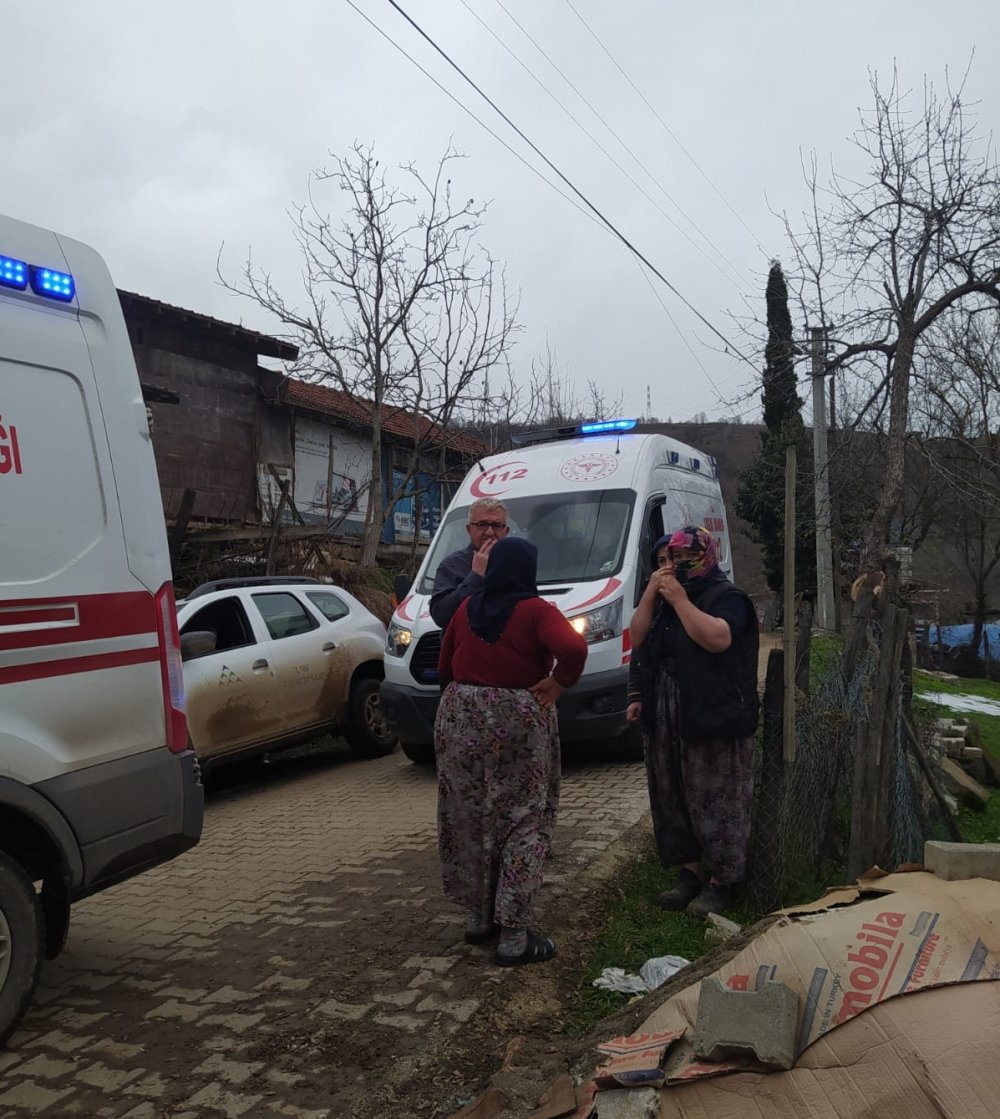 Düzce'de sobadan sızan gazdan etkilenen 4 çocuk hastanelik oldu