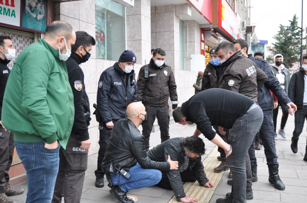 Alkollü kişi polis ve bekçileri bıktırdı