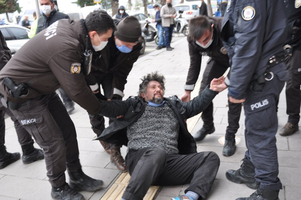 Alkollü kişi polis ve bekçileri bıktırdı