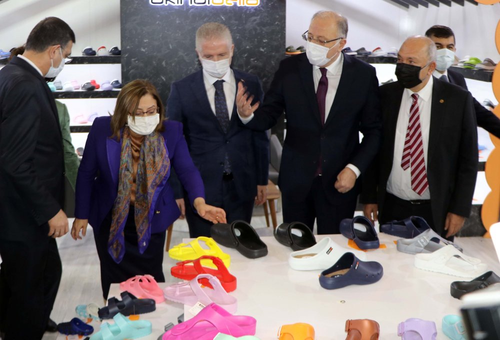 Gaziantep'te, uluslararası ayakkabı fuarı açıldı