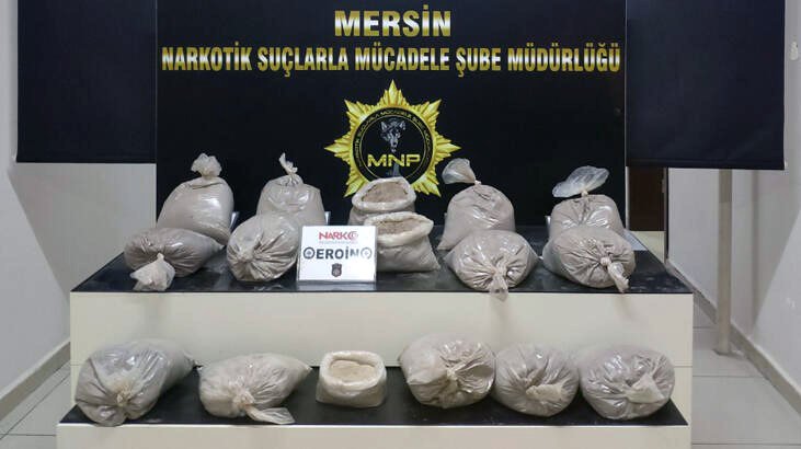 Mersin polisi, bir yılda 308 kilo kokain ele geçirdi