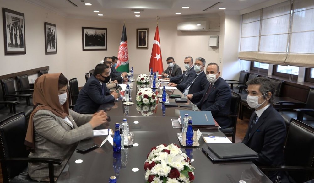 Bakan Çavuşoğlu, Afganistan Ulaştırma Bakanı  Kudretullah Zeki ile görüştü