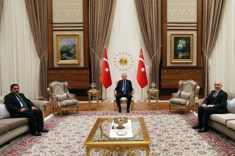 Cumhurbaşkanı Erdoğan, Afganistan Ulaştırma Bakanı  Kudretullah Zeki'yi kabul etti