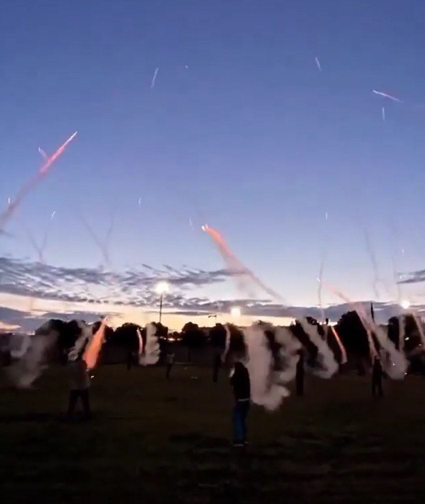 Bursaspor taraftarından meşaleli destek