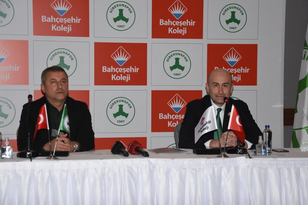 Bahçeşehir Koleji, Giresunspor'un yeni sponsoru oldu