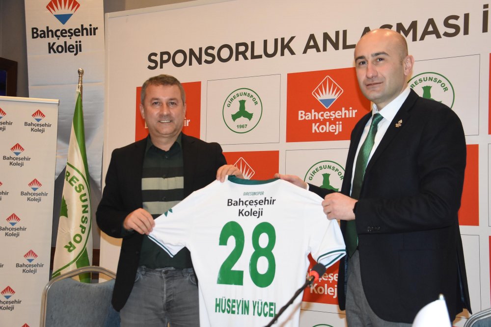 Bahçeşehir Koleji, Giresunspor'un yeni sponsoru oldu