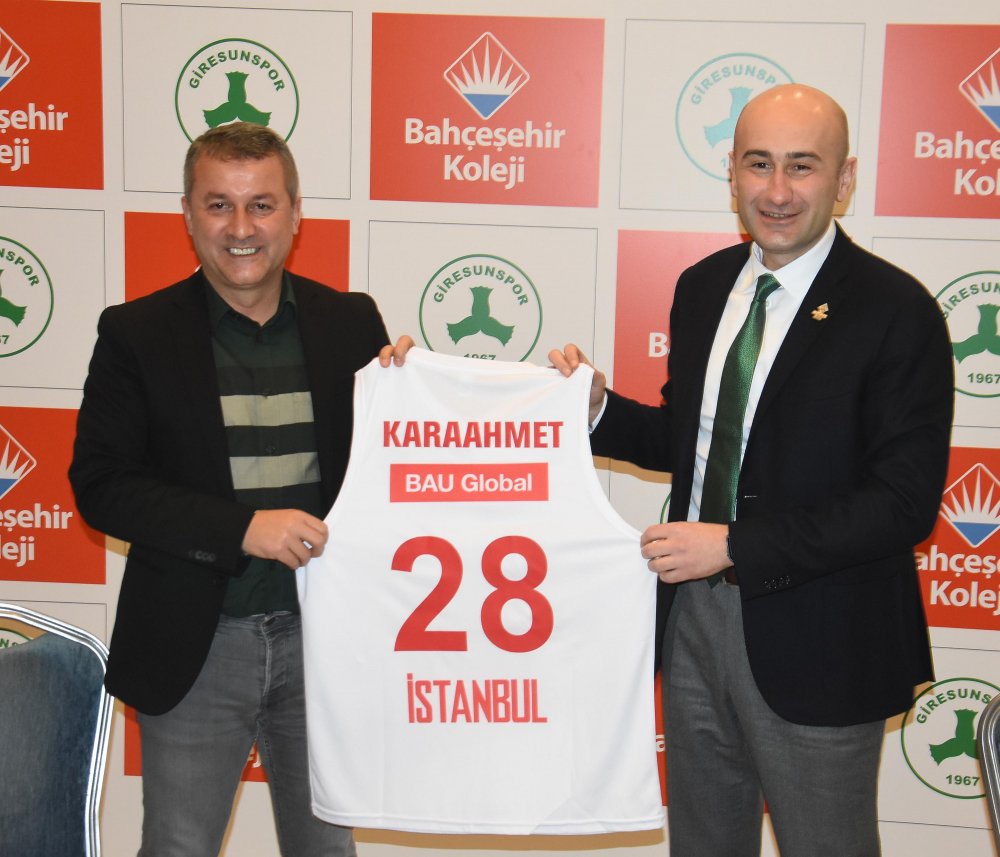 Bahçeşehir Koleji, Giresunspor'un yeni sponsoru oldu