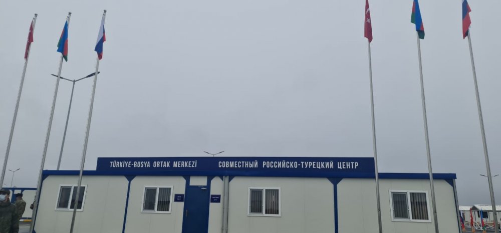 Dağlık Karabağ’daki Türk-Rus Ortak Merkezi’nden ilk görüntüler