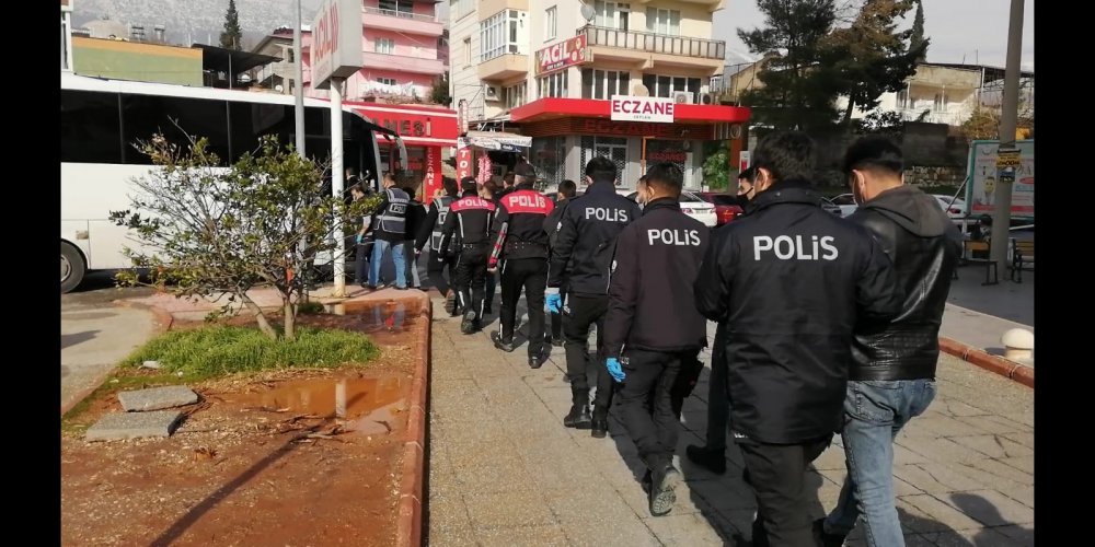 Kahramanmaraş'ta aranan 46 kişi yakalandı, 22'si tutuklandı