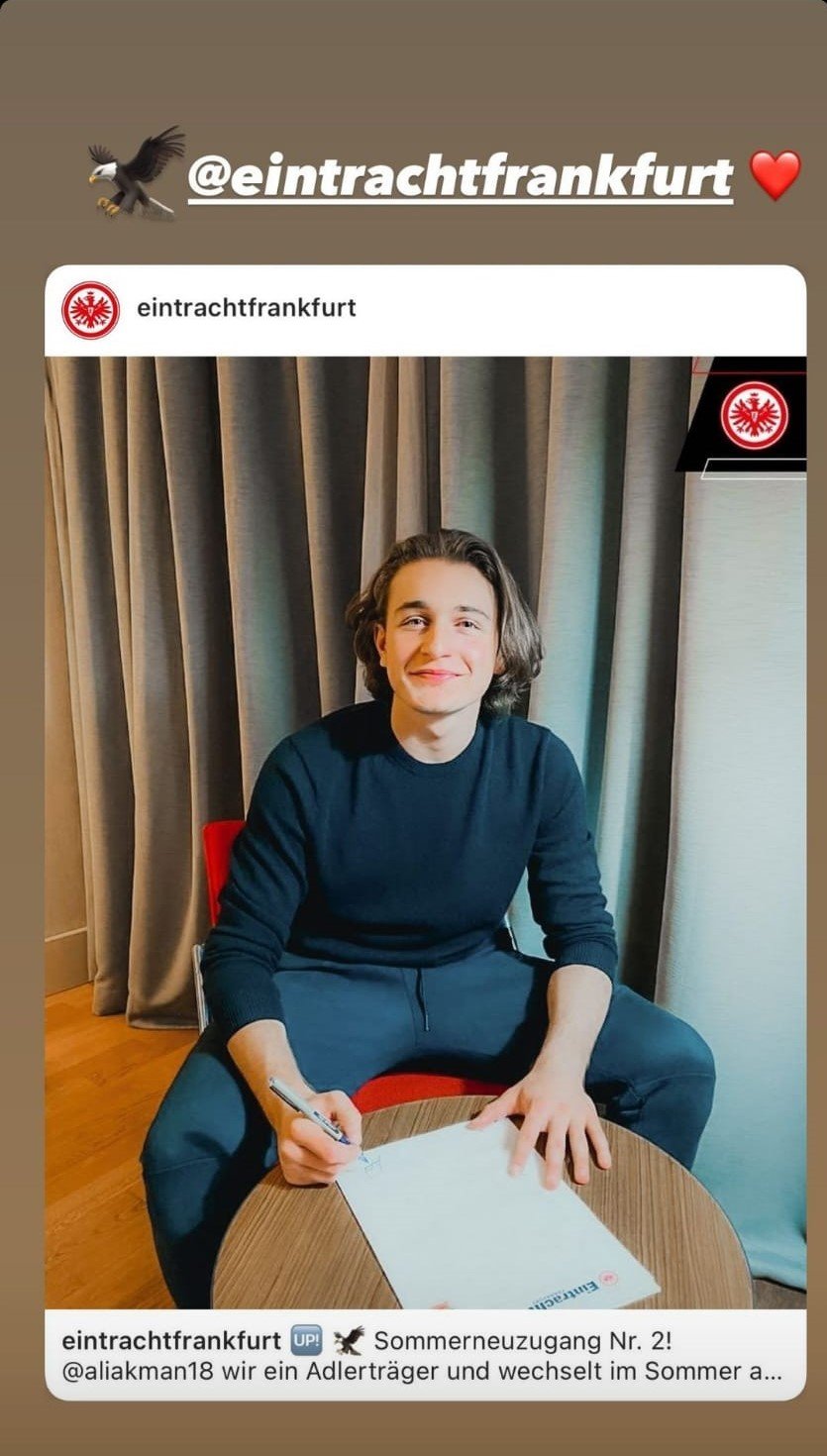 Ali Akman: Eintracht ailesinin bir parçası olmayı dört gözle bekliyorum