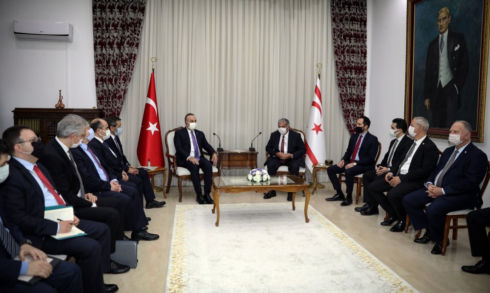 Dışişleri Bakanı Çavuşoğlu:Türkiye'nin Kıbrıs Türk halkına desteği tamdır