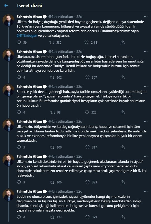 İletişim Başkanı Altun: Türkiye, bölgemizin huzuru için somut adımlar atmaya kararlıdır