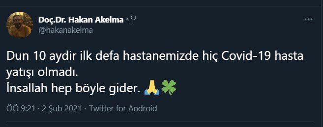 Pandemi hastanesi doktoru duyurdu; Diyarbakır'da 10 ay sonra koronavirüsten yatış olmadı