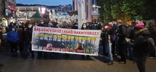 İzmit'te Boğaziçi Üniversitesi eylemi