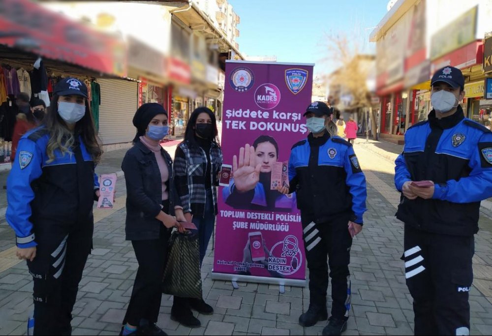 Şırnak'ta kadınlara KADES uygulaması tanıtıldı