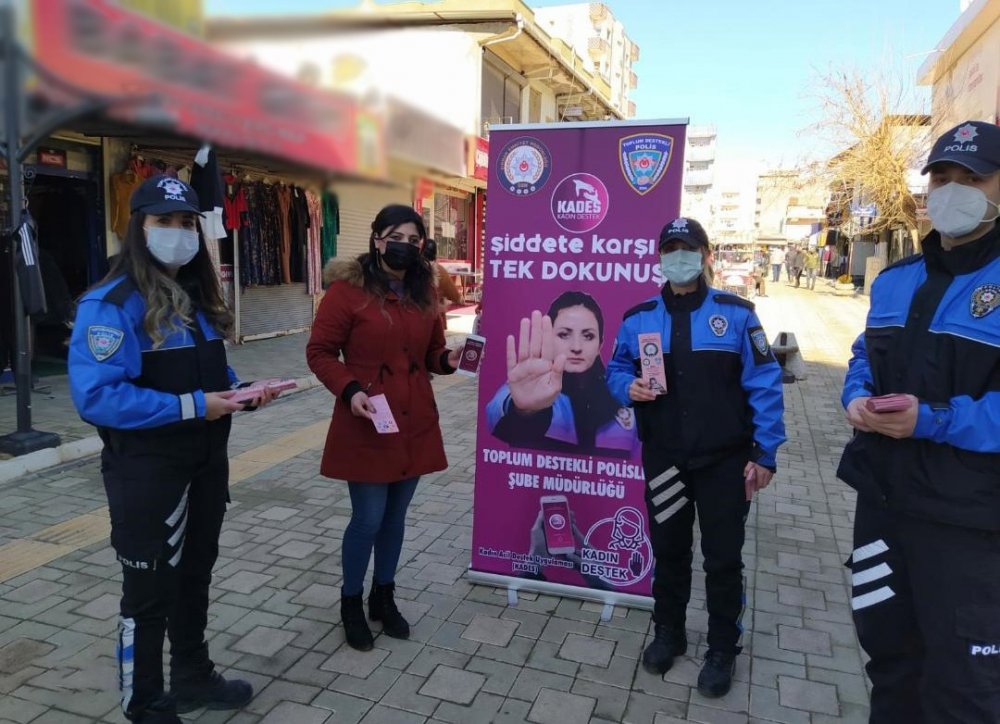 Şırnak'ta kadınlara KADES uygulaması tanıtıldı