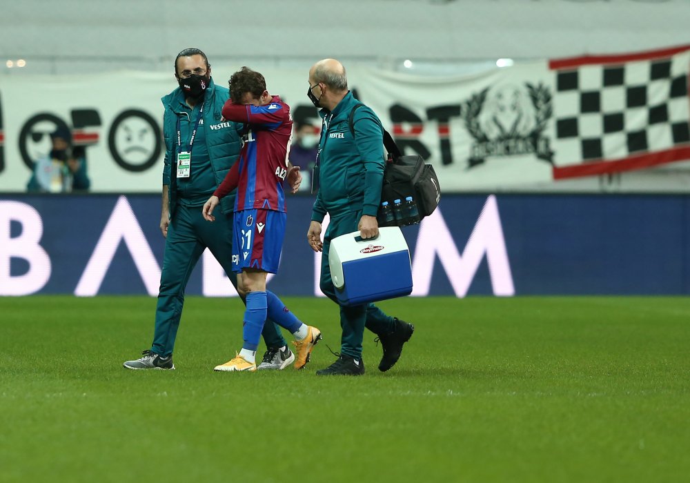 Trabzonsporlu Abdulkadir Parmak'ta kas yaralanması tespit edildi