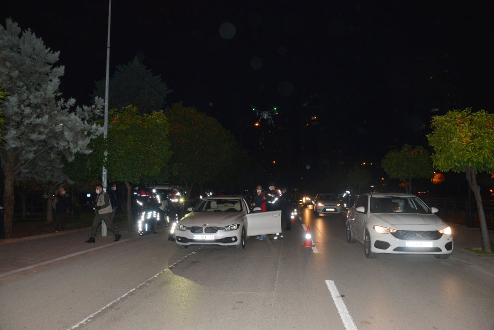 Adana'da 2 bin polis ile drone destekli asayiş uygulaması