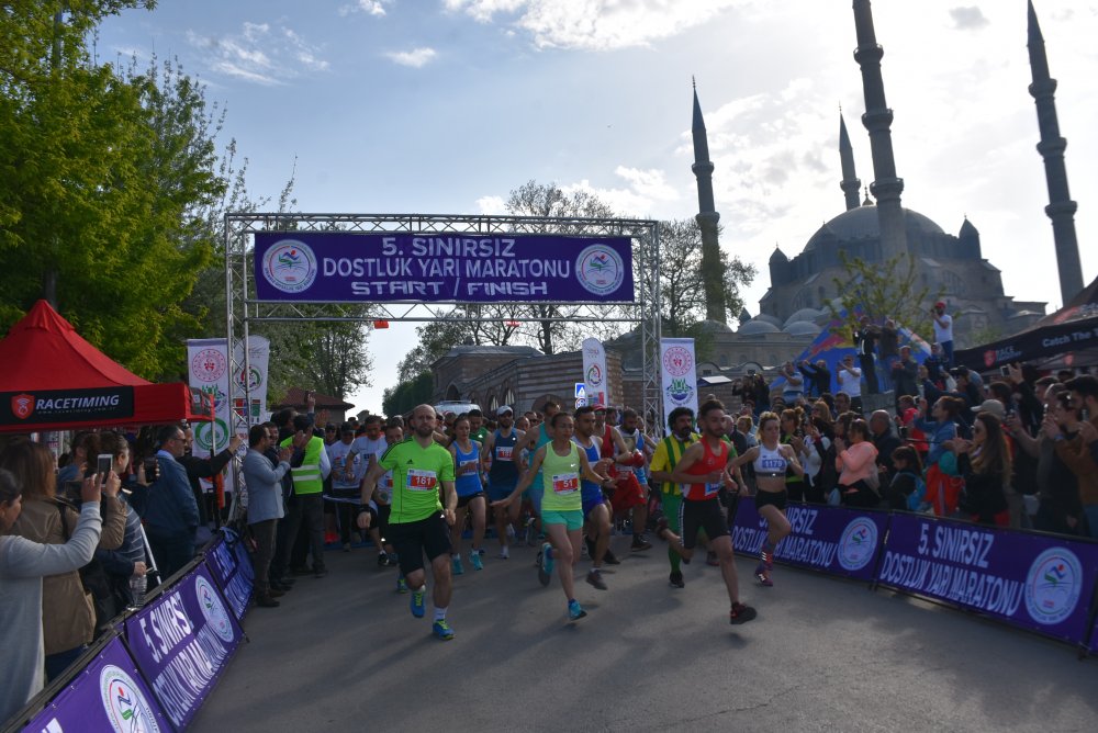 Edirne'de, Sınırsız Dostluk Yarı Maratonu 23 Mayıs'ta yapılacak