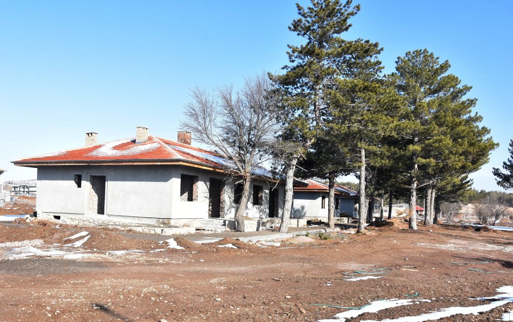 Sivas'ta Sultan Abdülhamid'e at yetiştirilen haraların da içinde olduğu kültür park çalışması