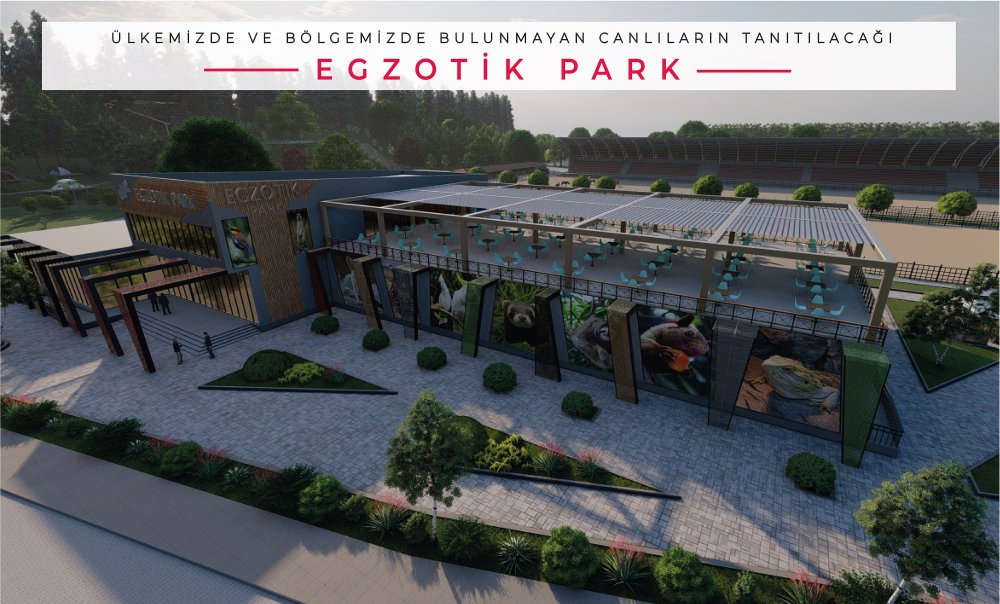 Sivas'ta Sultan Abdülhamid'e at yetiştirilen haraların da içinde olduğu kültür park çalışması