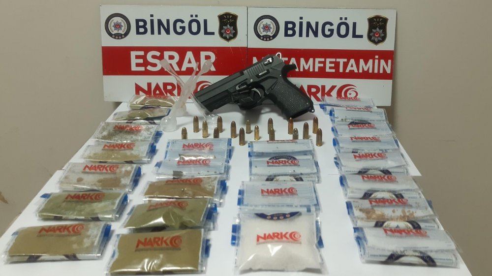 Bingöl’de uyuşturucu ticaretine 1 tutuklama